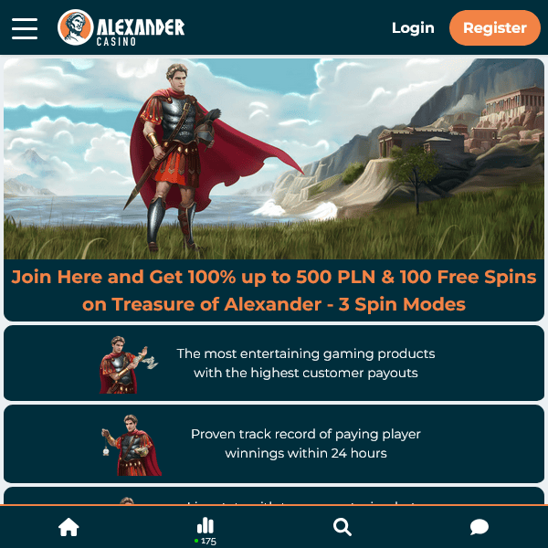 Accueil Alexander Casino