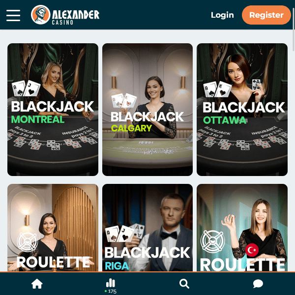 Blackjack et Roulette Alexander