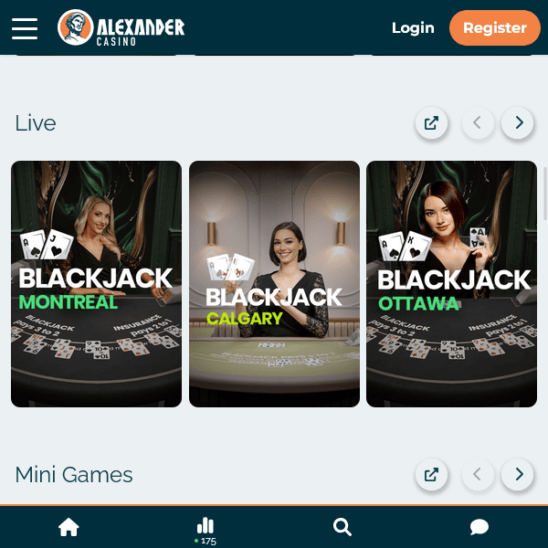 Jeux live Alexander