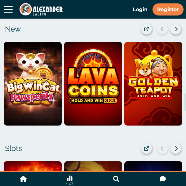 Nouveaux jeux Alexander